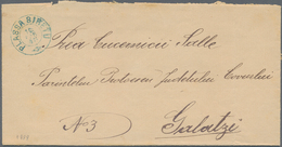 27862 Rumänien: 1860 Around, 25 Letters Or Big Parts With Better Cancellations Like Calafat, Braila, Kraio - Brieven En Documenten