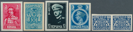 27871 Rumänien: 1920/1932, EXTRAORDINARY COLLECTION OF Apprx. 500 PROOFS/ESSAYS, Referring To The Differen - Brieven En Documenten