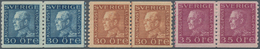 27988 Schweden: 1923/1930, King Gustaf V. Small Duplicated Group With 30öre Greenish Blue (20), 30öre Brow - Nuovi