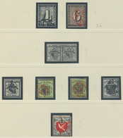28014 Schweiz: 1843-2016: Sehr Umfangreiche, Gestempelte Sammlung In 6 Safe-Dual-Vordruckalben Und Auf Sei - Neufs