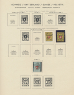28016 Schweiz: 1845/1956, Gut Ausgebaute Gestempelte Sammlung Ab Altschweiz, Bis Auf Bl. 15 Ohne Blöcke Ge - Ungebraucht