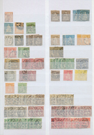 28032 Schweiz: 1852/1972 (ca.), Enorm Reichhaltige Dubletten Im Dicken Lagerbuch Von Nur Gestempelten Ausg - Ungebraucht