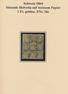 28038 Schweiz: 1854/2008, Umfangreiche Gestempelte Sammlung Mit Vielen Besseren Ausgaben, Dabei Mehrere In - Neufs