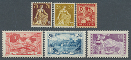 28074 Schweiz: 1908/1960 Ca.: Posten Mit Hunderten Und Hunderten Von Postfrischer, Anfangs Ungebrauchter M - Neufs