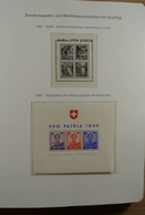 28082 Schweiz: 1913-2005. MNH, Mint Hinged And Used Collection Switzerland 1913-2005 In Album And Stockboo - Neufs