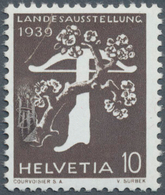 28097 Schweiz: 1939 LANDI-Ausgabe Vom 6.5.39: Feine Spezialsammlung Mit Einzelmarken, Einheiten, Zusammend - Neufs