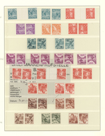 28137 Schweiz - Zusammendrucke: 1909/2003, Umfassende Sammlung Der Zusammendrucke Aus Markenheftchen(bogen - Se-Tenant