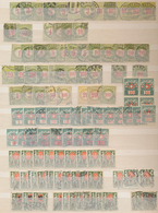 28145 Schweiz - Portomarken: 1878/1940 (ca.), Sauber Sortierter Sammlungsbestand Auf Stecktafeln (auch Ein - Segnatasse