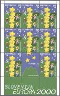 28186 Slowenien: 1993/2000, Stock Of The Europa Issues, Often In Complete Sheets, All Mint Never Hinged, I - Slowenien