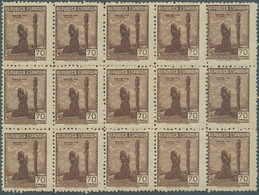 28273 Spanien: 1939, Forces Mail Issue NOT ISSUED 70c. Stamp Showing Female Prayer In An Investment Lot Wi - Gebraucht