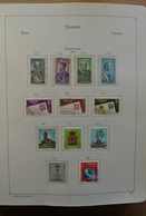 28279 Spanien: 1960-2000. Slightly Messy, MNH And Used Collection Spain 1960-2000 In Kabe And Schaubek Alb - Gebraucht