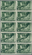 28292 Spanien - Zwangszuschlagsmarken Für Barcelona: 1936, Barcelona Fair 5c. (+ 1pta.) Dark Green Showing - Oorlogstaks