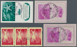 28317 Triest - Zone B: 1948 - 11954, Neat Canceled Collection With All Souvenir Sheets, Postage And Compul - Ungebraucht