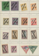 28330 Tschechoslowakei: 1919/1925. Stamps From 1919 Plus Set "Olympic Congress" In Blocks Of 4. Mint, NH. - Storia Postale