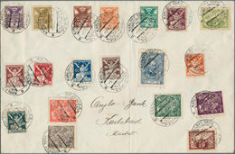 28342 Tschechoslowakei - Stempel: 1921/1923, ZIONIST CONGRESS KARLOVY VARY, Collection Of Nine Covers And - Andere & Zonder Classificatie
