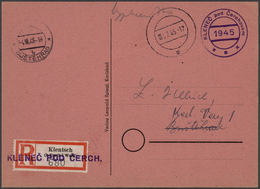 28343 Tschechoslowakei - Stempel: 1945, PROVISONAL POSTMARKS, Collection Of More Than 190 Covers/cards (co - Andere & Zonder Classificatie
