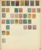 28353 Türkei: 1863/1934, Used And Unused Collection On Album Pages, From Two Sets 1st Issue (different Sha - Briefe U. Dokumente