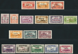 28388 Türkei - Alexandrette: 1938, Alexandrette Complete Mint Never Hinged Set Of 31 Values, Isf. Catalogu - Lettres & Documents