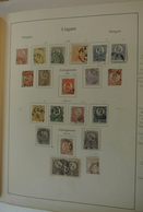 28434 Ungarn: 1871/1975: Well Filled, Mostly Used Collection Hungary 1871-1975 In 2 Albums. Collection Con - Brieven En Documenten