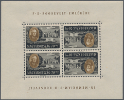 28445 Ungarn: 1910/1951 (ca.), Almost Exclusively U/m Assortment On Stocksheets, Main Value Souvenir/mini - Briefe U. Dokumente