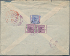 28525 Zypern: 1916/1932, KGV, Assortment Of 43 Commercial Covers To Foreign Destinations (plus Five Fronts - Other & Unclassified