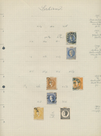 28555 Europa: 1850/1940 (ca.), Mainly Used Collection On Album Pages, Comprising E.g. France And Spain Cla - Andere-Europa
