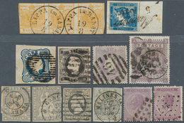 28627 Europa - West: 1850/1920 (ca.), Duplicates On Eight Stockcards With Many Better Stamps Incl. Great B - Altri - Europa
