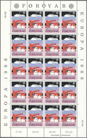 28793 Europa-Union (CEPT): CEPT 1988 Complete Sets Without The Blocks MHN Per 175. Michel 35192,- ?. ÷ 198 - Autres - Europe