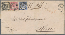17026 Baden - Marken Und Briefe: 1862/1864, 1 Kr. Schwarz, 3 Kr. Karmin Und 6 Kr. Ultramarin, Drei Werte F - Autres & Non Classés