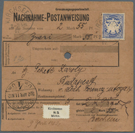 17174 Bayern - Marken Und Briefe: 1888, 20 Pfg. Blau (tadellos) Mit Stempel "KIRCHSEEON 9.APR.02" Als Port - Other & Unclassified