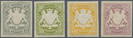 17177 Bayern - Marken Und Briefe: 1900, Satz "Staatswappen" Breitrandiger Luxus-Satz (Mi. 880.- Euro) - Other & Unclassified