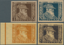 17181 Bayern - Marken Und Briefe: 1911, 1,5,10 Und 20 Mark Luitpold Postfrisch, Je In Type II Und Vierseit - Autres & Non Classés