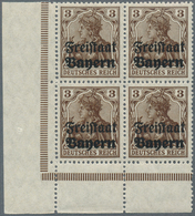 17184 Bayern - Marken Und Briefe: 1919, 3 Pfg. Germania Schwarzbraun Mit Aufdruck "Freistaat Bayern" Im Po - Sonstige & Ohne Zuordnung
