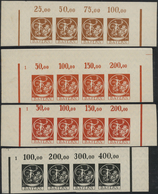 17188 Bayern - Marken Und Briefe: 1920, 5 M Braun, 10 M Rotorange, 10 M Rot Und 20 M Schwarz Abschiedsausg - Andere & Zonder Classificatie