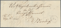 17216 Bayern - Ortsstempel: HEMAU / 15.9. (1871), Sehr Seltener Schwarzer Zierstempel Ohne Zierstücke (Sem - Other & Unclassified