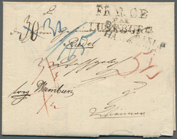 17304 Hannover - Vorphilatelie: 1812, Faltbrief Aus STRALSUND (Schweden!), Mit Handschriftlichem Vermerk " - Prephilately