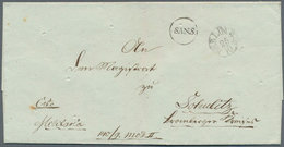 17380 Preußen - Vorphilatelie: 1831, K1 "SAN.S." Auf Desinfiziertem Cholerabrief Von BERLIN 4-5, 25/10, Na - Préphilatélie