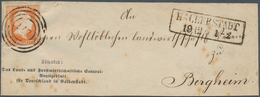 17388 Preußen - Marken Und Briefe: 1850, Wilhelm IV ½ Sgr. Orange Gest "571" (Halberstadt) Auf VORDRUCK-St - Autres & Non Classés