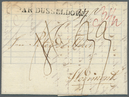 17435 Preußen - Transitstempel: 1798, Faltbrief Von WARSCHAU Nach Belgien Mit Diversen Taxen Und Transit L - Andere & Zonder Classificatie