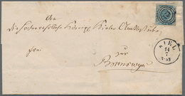 17480 Schleswig-Holstein - Stempel Auf Dänemark: 1855, 2 S Blau, Allseits Voll- Bis Breitrandig, Entwertet - Autres & Non Classés