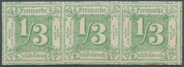 17489 Thurn & Taxis - Marken Und Briefe: 1863, 1/3 Sgr. Grün, Ungebraucht. Lt. Kurzbefund Sem: "einwandfre - Other & Unclassified