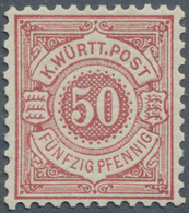17629 Württemberg - Marken Und Briefe: 1890, Freimarke 50 Pf Lebhaftbraunrot, Sehr Gut Gezähnte Marke Mit - Other & Unclassified