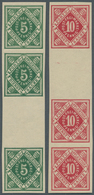 17633 Württemberg - Marken Und Briefe: 1875, Dienstmarken 10 Pf. Karminrot Und 1890, 5 Pf. Dunkelgrün Je I - Other & Unclassified