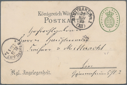 17635 Württemberg - Marken Und Briefe: 1893, Dienstpostkarte Des Königlichen Hofjagdamtes Mit Einladung Zu - Other & Unclassified