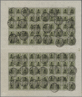 17644 Württemberg - Marken Und Briefe: 1923, 1 Mio. Auf 60 Pfg. Im Kompletten Doppelboggen Mit 10 Zwischen - Other & Unclassified