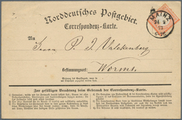 17813 Deutsches Reich - Brustschild: 1872, 2 Kr. Kleiner Schild Ziegelrot Als Einzelfrankatur Auf NDP - Co - Neufs