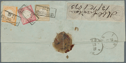 17821 Deutsches Reich - Brustschild: 1872, 1/2 Gr Orange, 1 Gr Karmin, 5 Gr Ockerbraun Und 4 X 10 Gr Grau - Unused Stamps