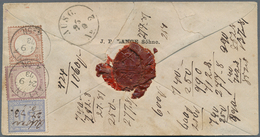 17822 Deutsches Reich - Brustschild: 1872, 1/4 Gr Grauviolett, 2 1/2 Gr Lilabraun U 30 Gr Ultramarin Innen - Unused Stamps