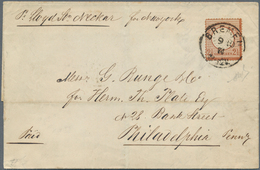 17848 Deutsches Reich - Brustschild: 1872, 2 1/2 Gr. Großer Schild Braunorange, Winzig Eckrund, Ansonsten - Neufs