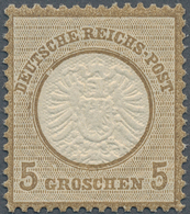 17849 Deutsches Reich - Brustschild: 1872, 5 Groschen Zentriertes Luxusstück Mit Plattenfehler "Kreis Unte - Unused Stamps